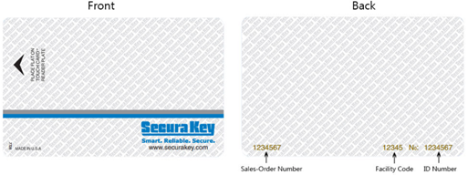 SecuraKey ISO Proximity Card